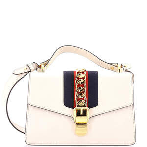 Gucci Small Sylvie Shoulder Bag Leather